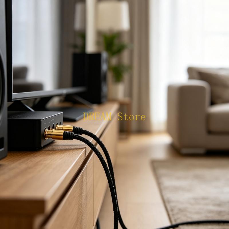 Coaxial Stereo Cable with Brai - Audio Music Best review and price