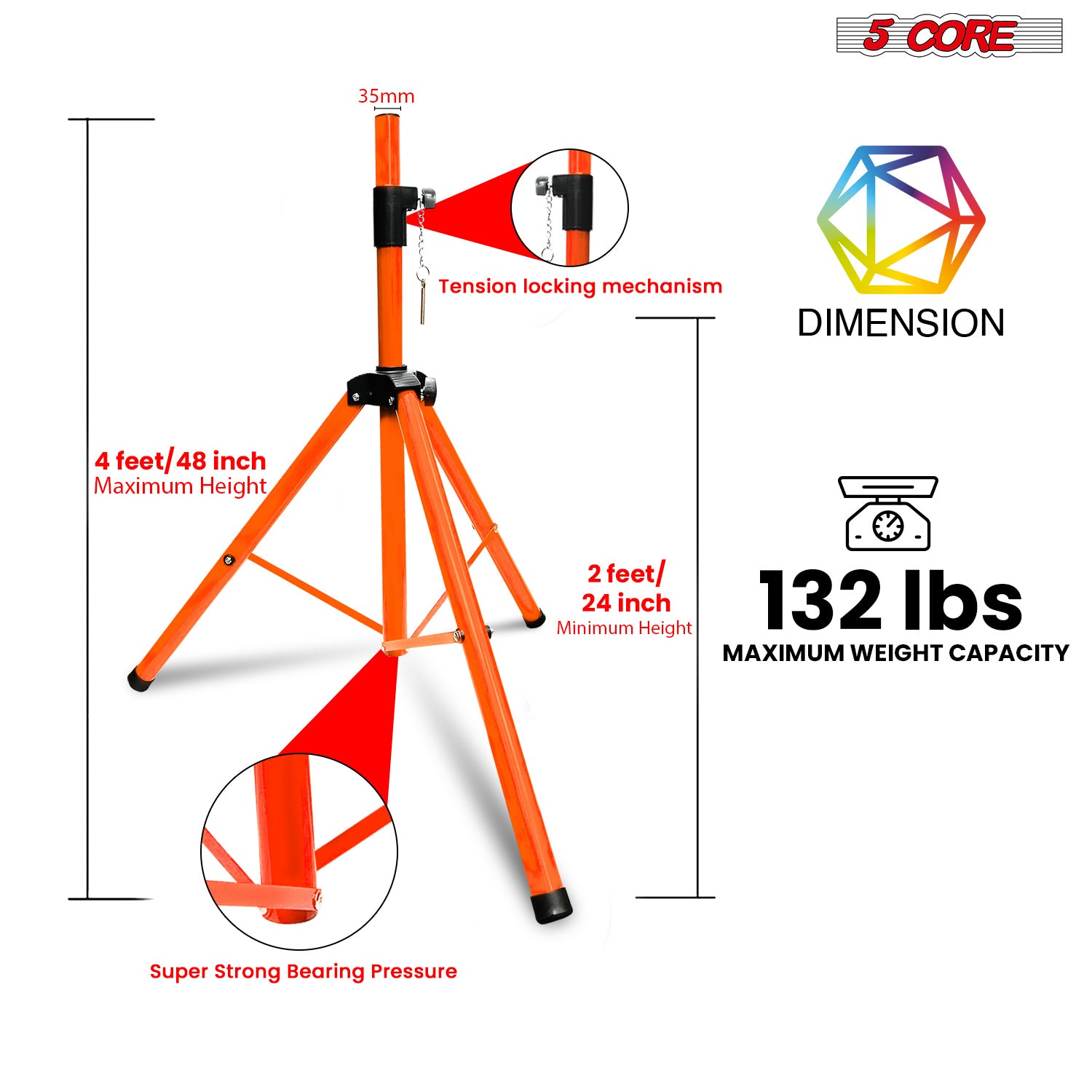 5 Core Speaker Stand Tripod Fl - Speaker Stand Tripod review and price