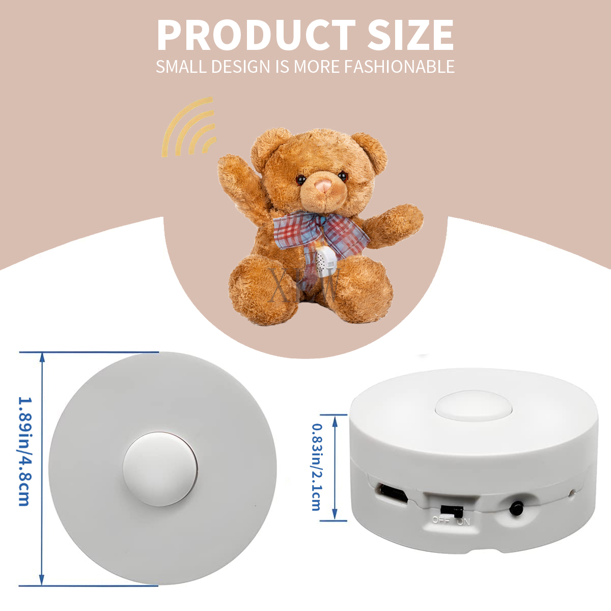 Small Music Box Button Play 19 - Audio Music Box review and price