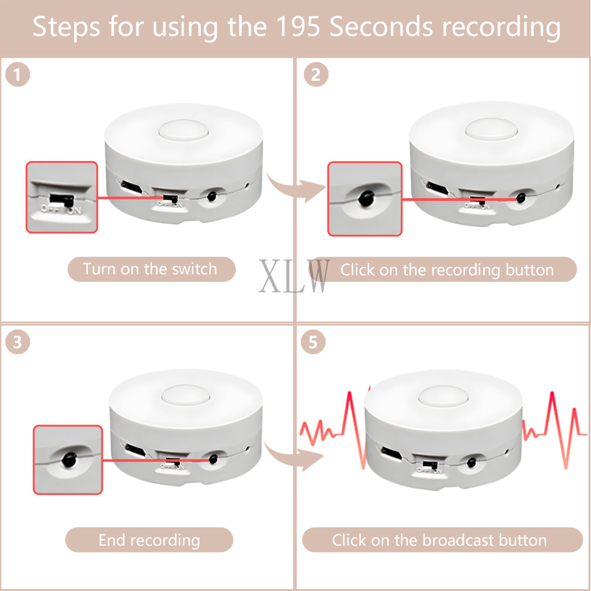 Small Music Box Button Play 19 - Audio Music Box review and price