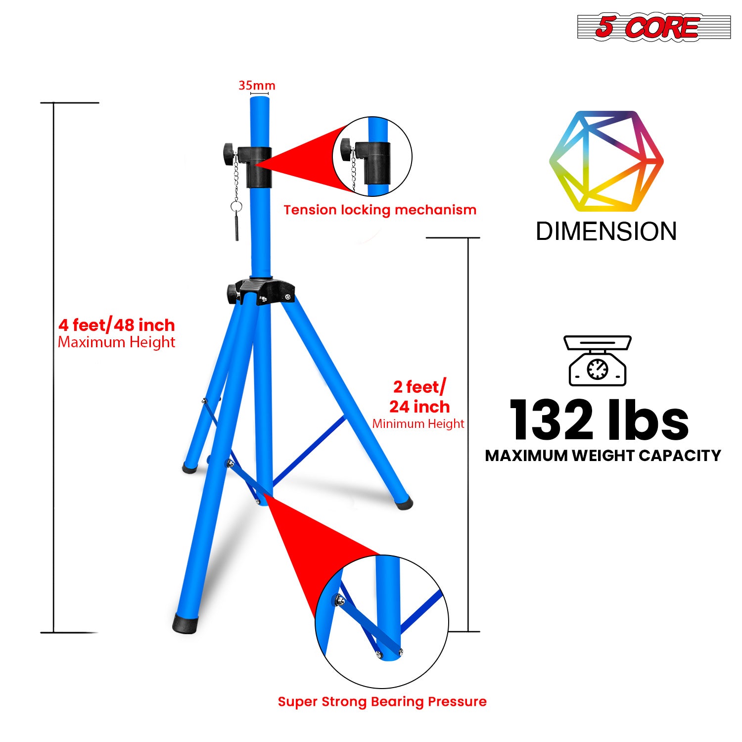 5 Core Speaker Stand Tripod Fl - Speaker Stand Tripod review and price