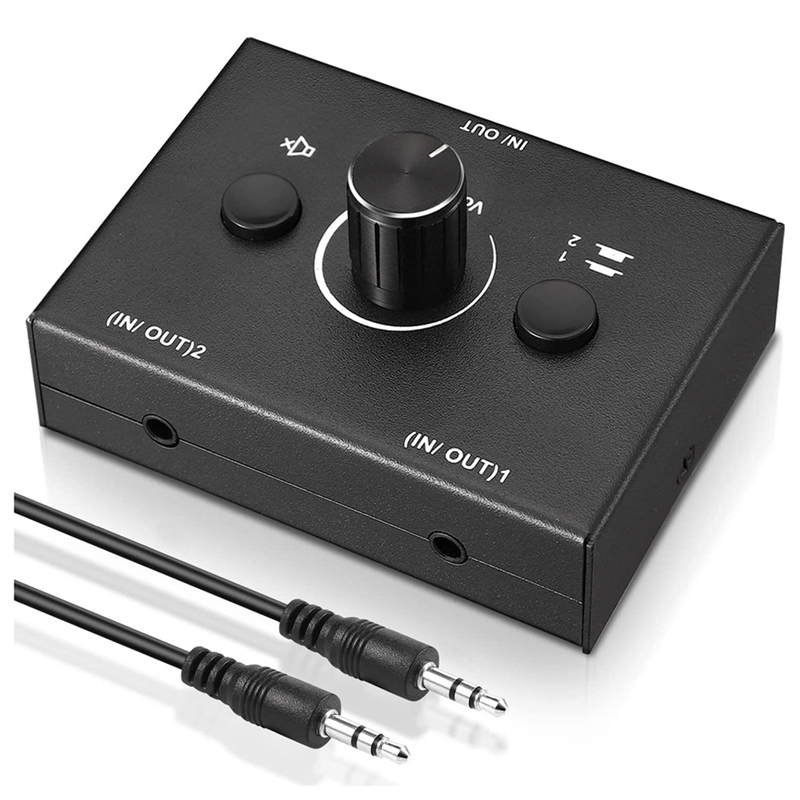 3.5mm Audio Switcher, 2 Input  - Audio & Music Settings Xbox One review and price