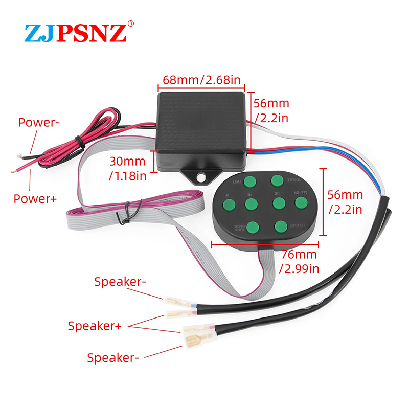 12V 8 Tones Musical Air Horn E - Audio Music Box review and price