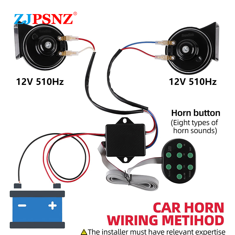 12V 8 Tones Musical Air Horn E - Audio Music Box review and price