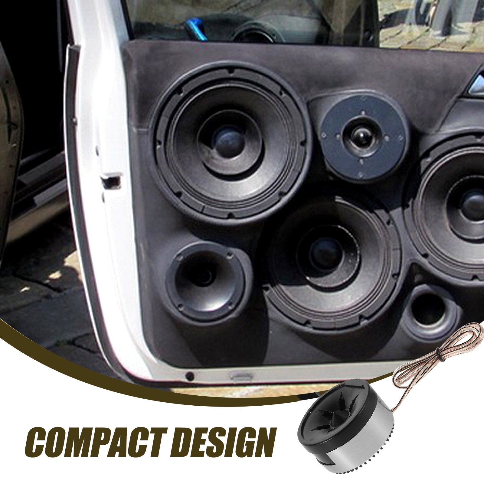 1Pair Car Audio Tweeter Mini D - Audio Music Enhancer review and price